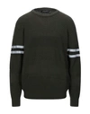 Frankie Morello Sweaters In Green