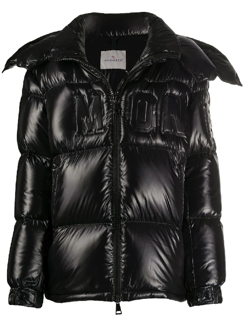 Moncler Guernic Black Quilted Shell Jacket | ModeSens