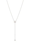 ANZIE WHITE SAPPHIRE STAR Y-NECKLACE,4463SQ