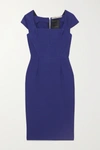 ROLAND MOURET JEDDLER STRETCH-CREPE DRESS