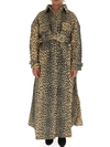 JACQUEMUS JACQUEMUS LEOPARD PRINT BELTED TRENCH COAT