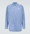 ACNE STUDIOS SACO FACE STRIPED COTTON SHIRT,P00485721