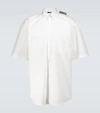 BALENCIAGA TAB SHORT-SLEEVED COTTON SHIRT,P00486702