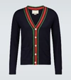 GUCCI KNITTED WOOL CARDIGAN,P00491278