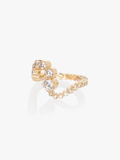 Sophie Bille Brahe 18kt Gold Ocean Ensemble Diamond Ring In Yellow Gold