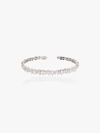 Suzanne Kalan 18k White Gold Classic Fireworks Diamond Bracelet In Metallic