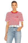 ACNE STUDIOS ELLISON STRIPE FACE T-SHIRT,ACNE-WS326