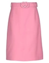 Gucci Knee Length Skirt In Pink