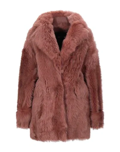 Blancha Coat In Pastel Pink