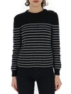 SAINT LAURENT SAINT LAURENT STRIPED KNITTED SWEATER