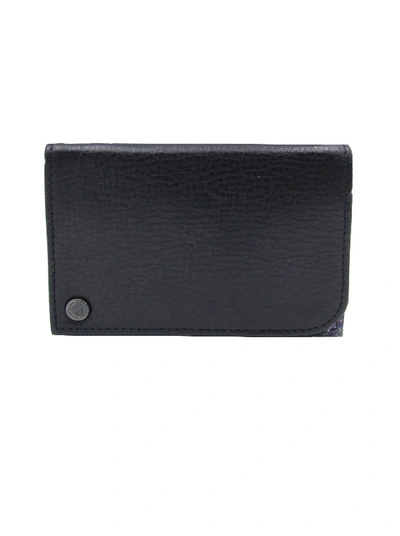 Robert Graham Button Wallet In Black