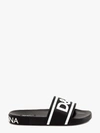 Dolce & Gabbana Flat Sandals In Black