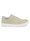 FERRAGAMO CULT 4 WOVEN SUEDE LOW-TOP SNEAKERS,0400012748517