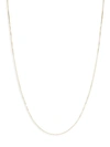 SAKS FIFTH AVENUE 14K YELLOW GOLD BOX CHAIN NECKLACE,0400012736701