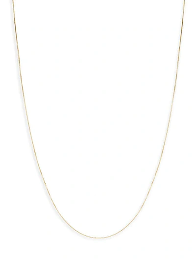 Saks Fifth Avenue 14k Yellow Gold Box Chain Necklace