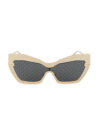 Dolce & Gabbana Women's 75mm Cat Eye Sunglasses In Gold
