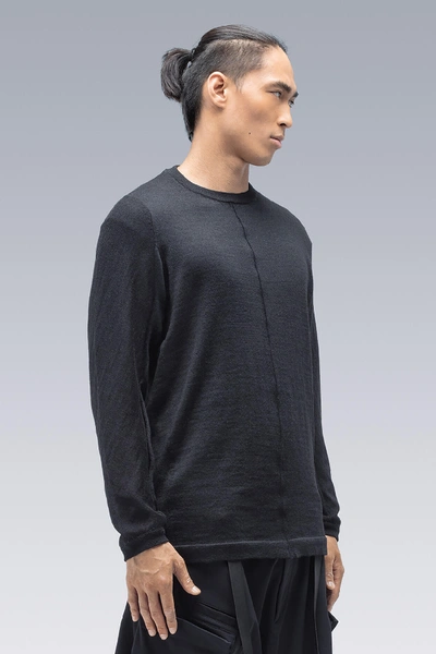 Acronym Cashllama Long Sleeve Jumper In Black