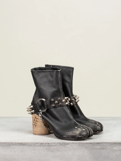 Maison Margiela Ankle Boot Studs In Black