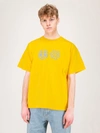 RASSVET PRINT LOGO T-SHIRT YELLOW,PACC6 T002 7