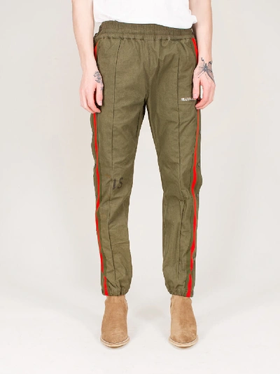 Readymade Side Snap Track Pants In Green