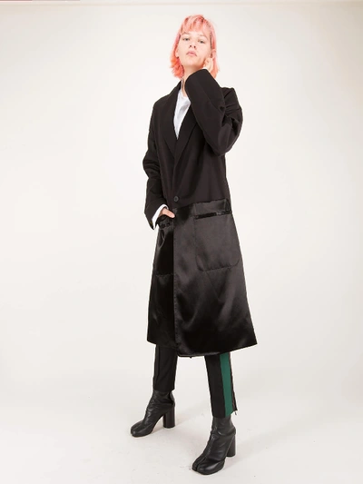 Haider Ackermann Oversized Coat Baker In Black