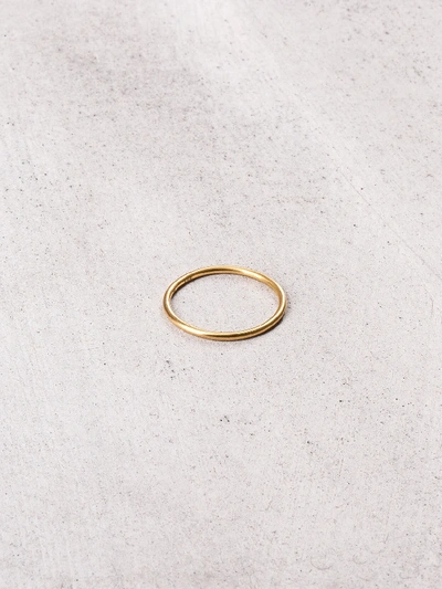 Werkstatt:münchen Fine Ring Gold In Metallic