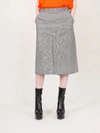 VETEMENTS TROUSER SKIRT CHECK GREY