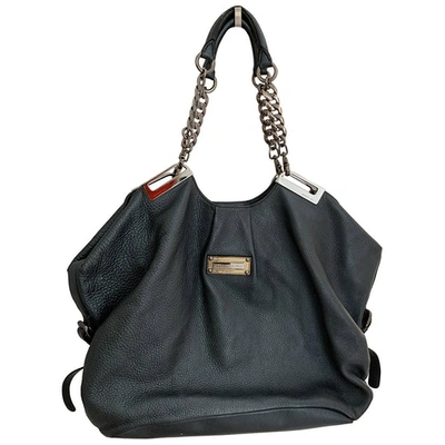 Pre-owned Barbara Bui Grey Leather Handbag