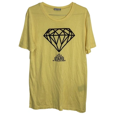 Pre-owned Dior Yellow Cotton T-shirts