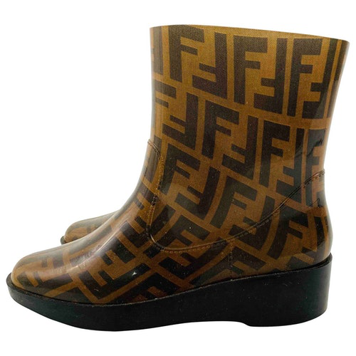 fendi rubber boots