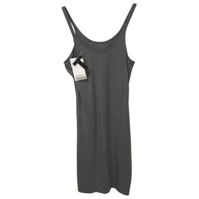 Pre-owned Alexander Wang Grey Cotton Dress