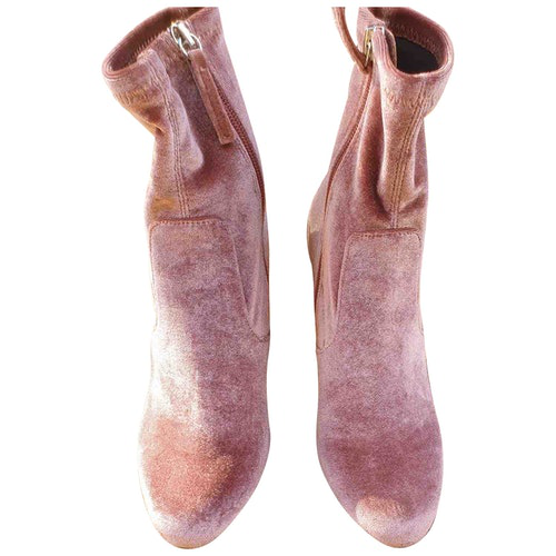 steve madden triple pink leather boots