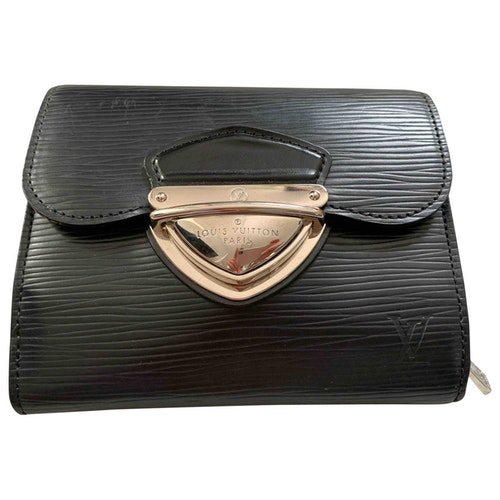 Pre-Owned Louis Vuitton Koala Black Leather Wallet | ModeSens