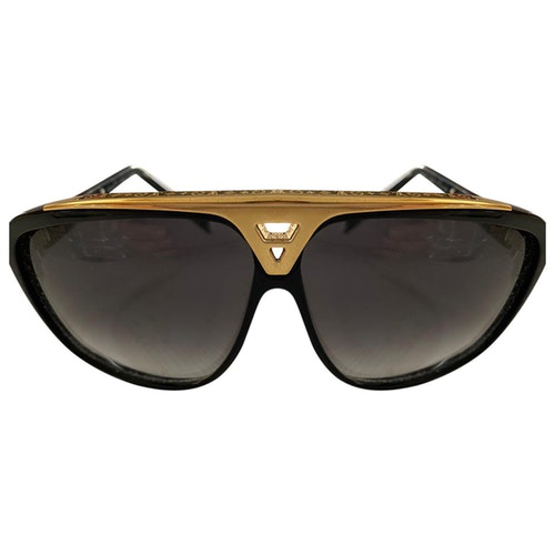 Pre-Owned Louis Vuitton Millionaire Black Sunglasses | ModeSens