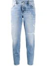 DSQUARED2 CROPPED TAPERED JEANS