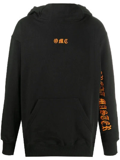 Omc Logo Print Hoodie In Black
