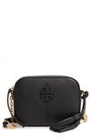 Tory Burch Mcgraw Leather Camera Bag In Pink Moon