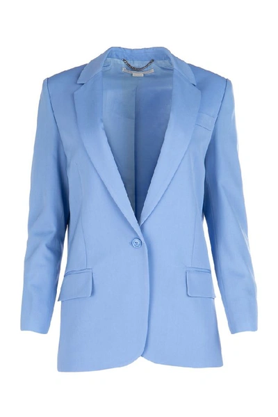 Stella Mccartney Oversize Blazer In Azzurro