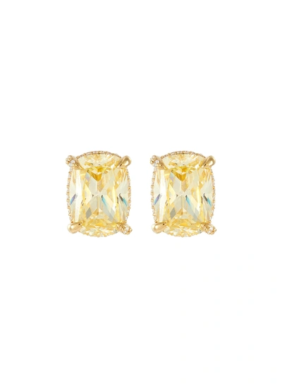 Anabela Chan Canary Wing' Gemstone Stud Earrings In Yellow
