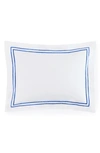 Sferra Grande Hotel Boudoir Sham In White/ Cornflower