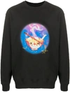 Opening Ceremony Noodle Relaxed-fit Sweatshirt In Black