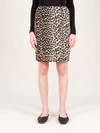 GANNI SLIP SKIRT LEOPARD,A2621 5503 943