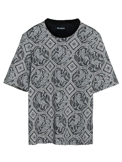 Nicomede All Over Print T-shirt In White/black