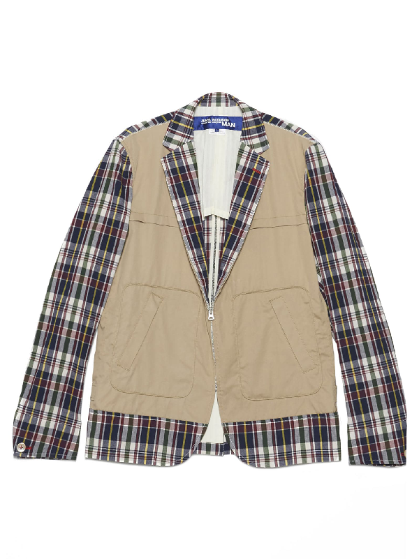junya watanabe patchwork blazer