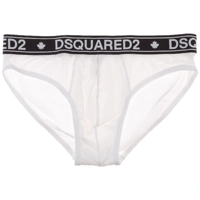 Dsquared2 Swallow Brief In Bianco