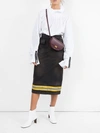 Calvin Klein 205w39nyc High-waist Reflective Stripe Midi Skirt