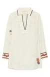 TORY BURCH EMBROIDERED COVER-UP TUNIC,58312