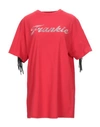 FRANKIE MORELLO FRANKIE MORELLO WOMAN T-SHIRT RED SIZE XXS COTTON,12479512TG 7