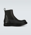 RICK OWENS CREEPER LEATHER CHELSEA BOOTS,P00491846
