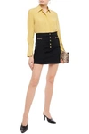 J BRAND SABINE EMBELLISHED DENIM MINI SKIRT,3074457345623601254